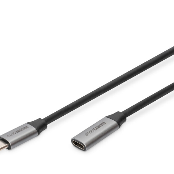 Digitus | USB-C/M to USB-C/F Extension Cable | DB-300230-010-S | USB-C to USB-C USB C, plug | USB-C jack