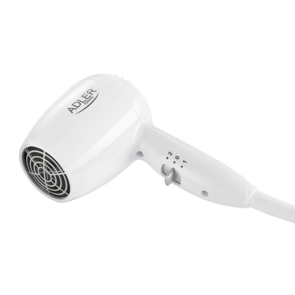 Adler | Hair dryer for hotel and swimming pool | AD 2252 | 1600 W | Number of temperature settings 2 | White