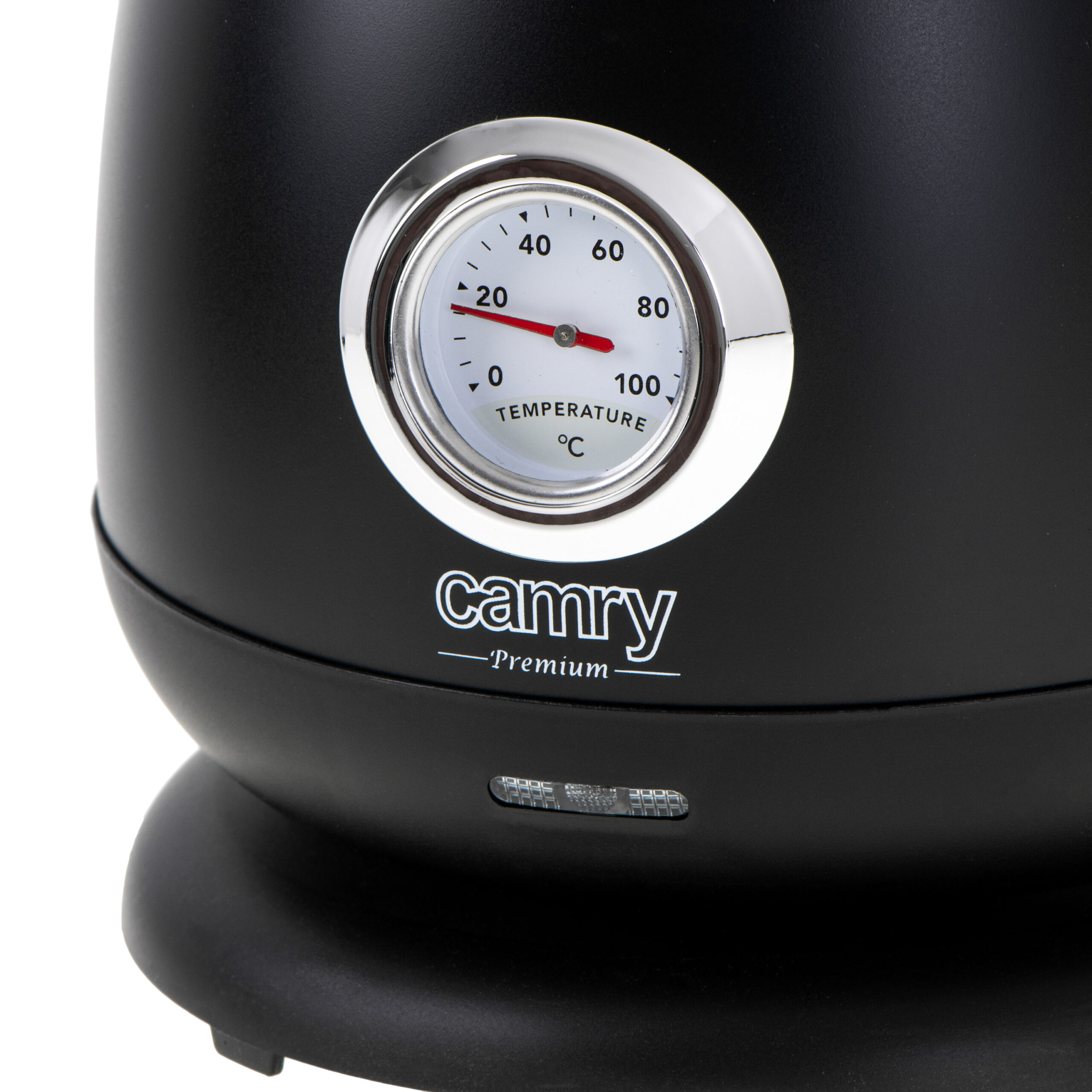 Camry | Kettle with a thermometer | CR 1344 | Electric | 2200 W | 1.7 L | Stainless steel | 360° rotational base | Black - Image 5