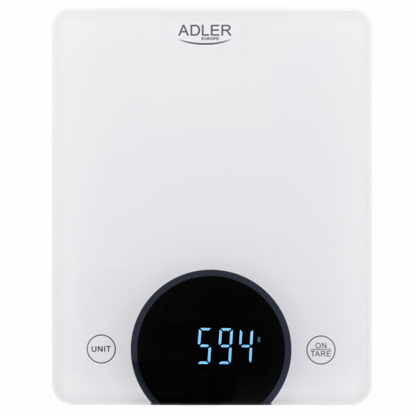 Adler | Kitchen Scale | AD 3173w | Maximum weight (capacity) 10 kg | Graduation 1 g | Display type LED | White
