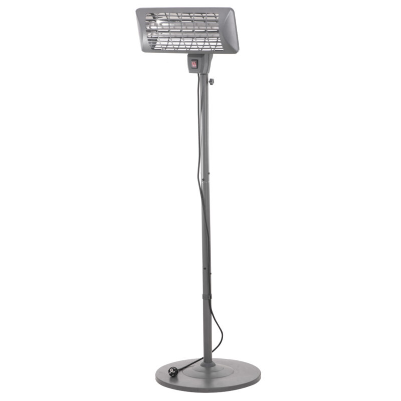 Camry | Standing Heater | CR 7737 | Patio heater | 2000 W | Number of power levels 2 | Suitable for rooms up to 14 m² | Grey | IP24