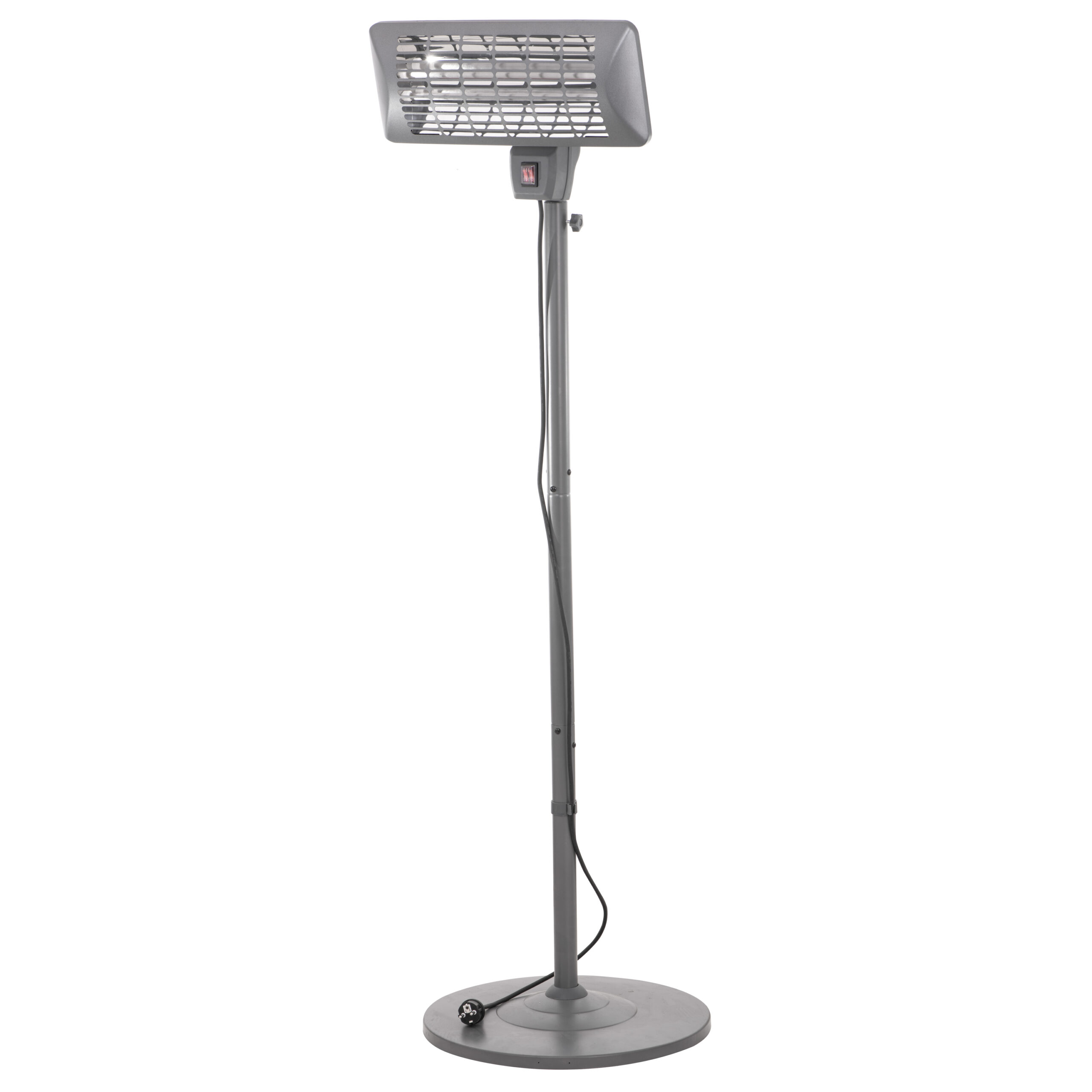 Camry | Standing Heater | CR 7737 | Patio heater | 2000 W | Number of power levels 2 | Suitable for rooms up to 14 m² | Grey | IP24 - Image 3