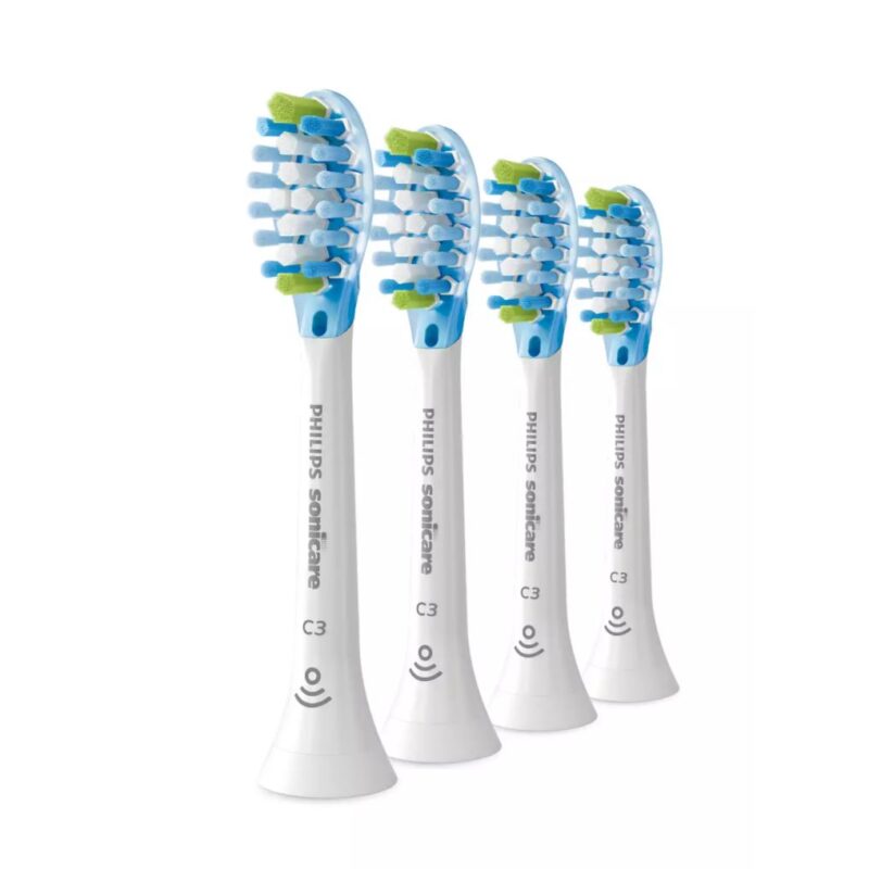 Philips | Sonicare C3 Premium Plaque Defence Toothbrush heads | HX9044/17 | Heads | For adults | Number of brush heads included 4 | Number of teeth brushing modes Does not apply | White