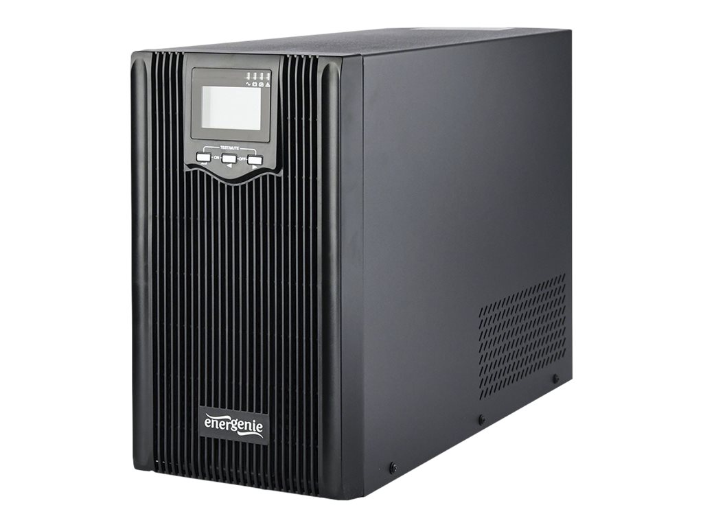EnerGenie | Pure sine wave UPS with LCD display and USB, 3 x Schuko + 3 x C13 outputs | EG-UPS-PS3000-02 | 3000 VA | 2400 W - Image 4