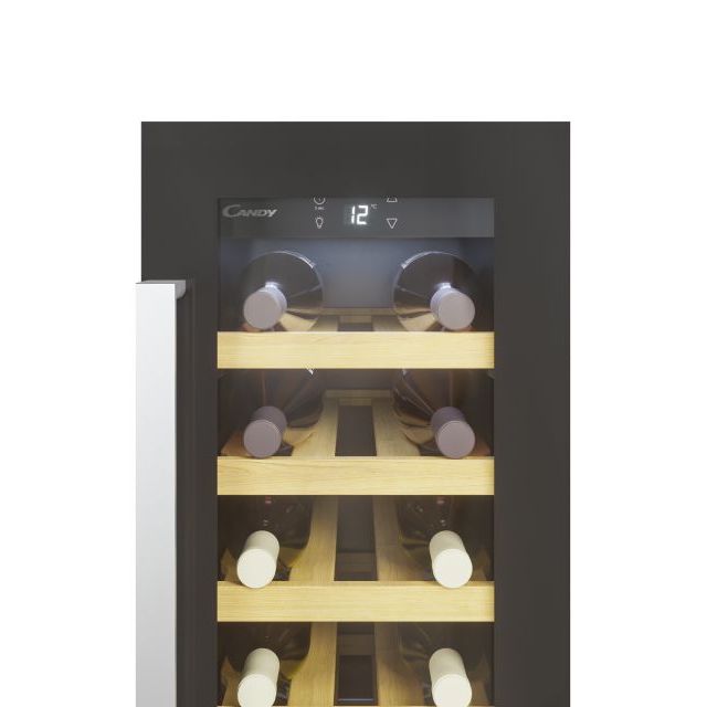 Candy | Wine Cooler | CCVB 30/1 | Energy efficiency class F | Built-in | Bottles capacity 20 | Black - Image 6