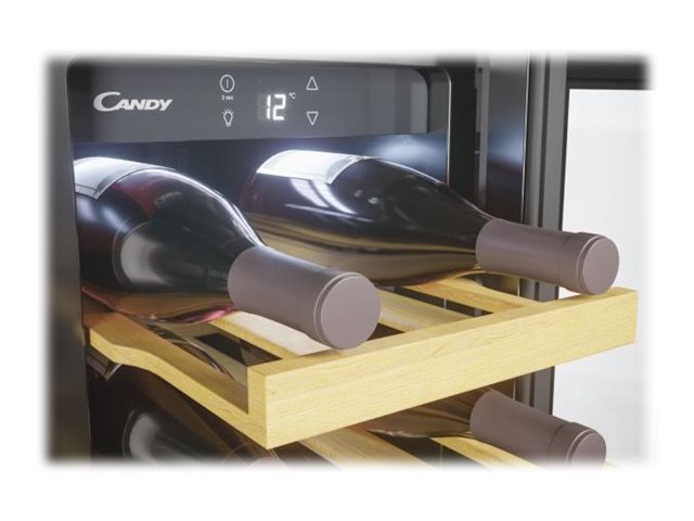 Candy | Wine Cooler | CCVB 30/1 | Energy efficiency class F | Built-in | Bottles capacity 20 | Black - Image 7