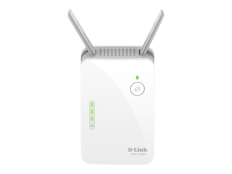 D-Link | AC1300 Wi-Fi Range Extender | DAP-1620 | 802.11ac | Mesh Support No | 400+867 Mbit/s | 10/100/1000 Mbit/s | Ethernet LAN (RJ-45) ports 1 | No mobile broadband | MU-MiMO No | Antenna type External - Image 10