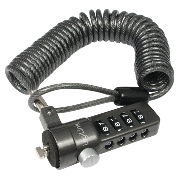 Logilink NBS004,  Notebook Coil Cable Lock, black