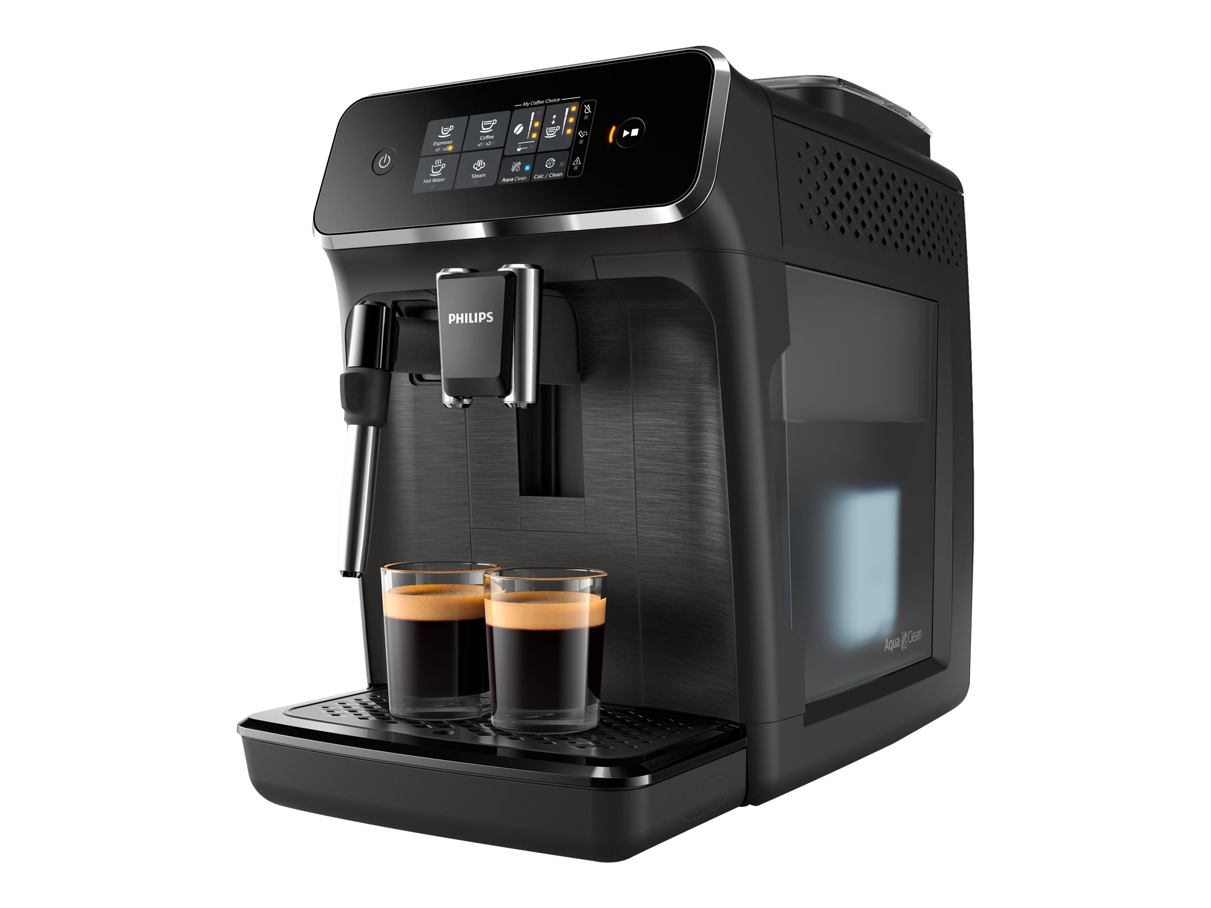 Philips Coffee Maker | EP2220/10 | Pump pressure 15 bar | Built-in milk frother | Automatic | 1500 W | Black - Image 2