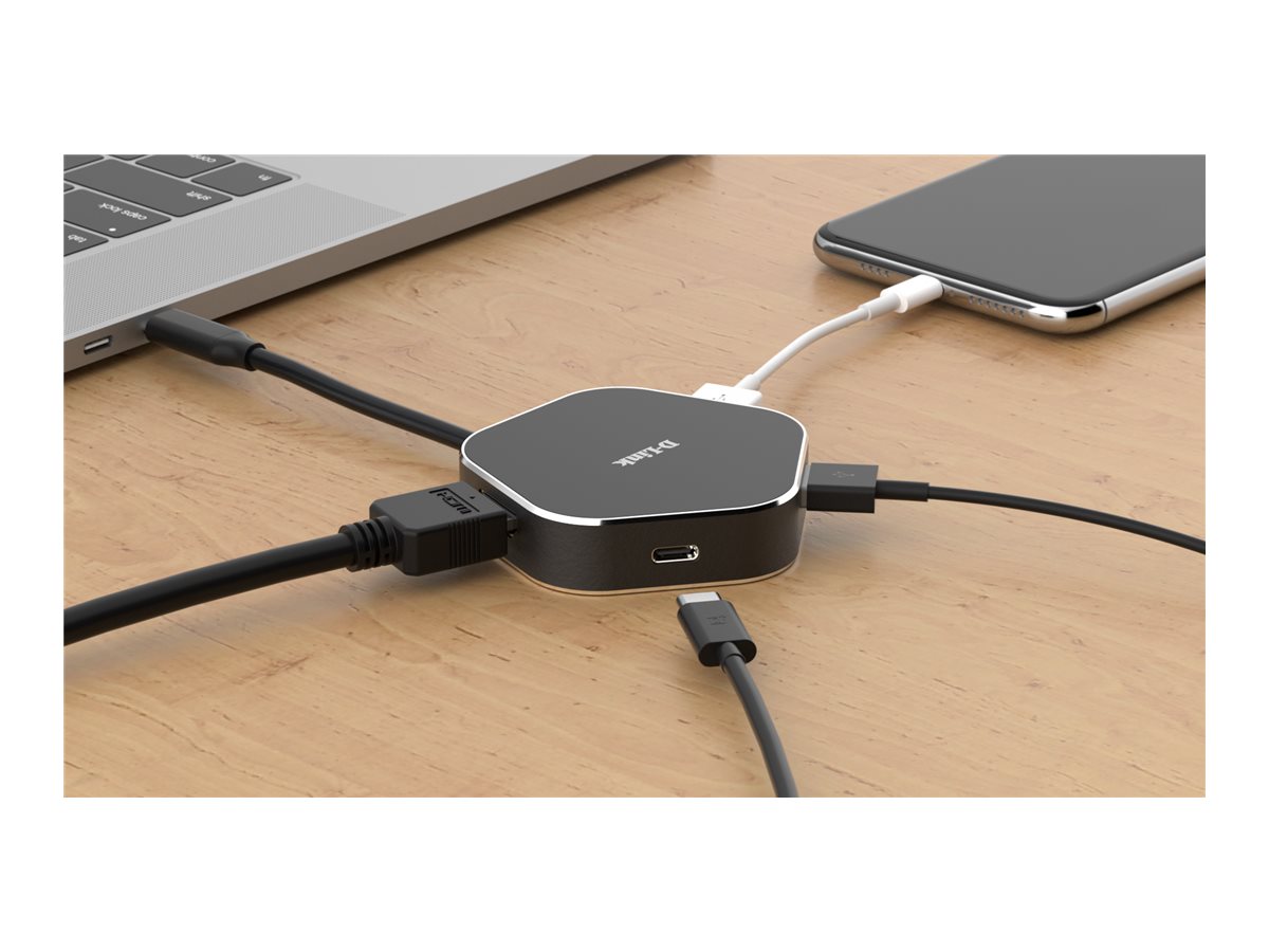 D-Link | 4-in-1 USB-C Hub with HDMI and Power Delivery | DUB-M420 | USB hub | USB Type-C - Image 9