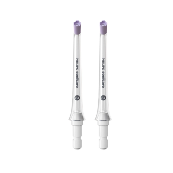 Philips | Oral Irrigator nozzle | HX3062/00 Sonicare F3 Quad Stream | Number of heads 2 | White/Purple