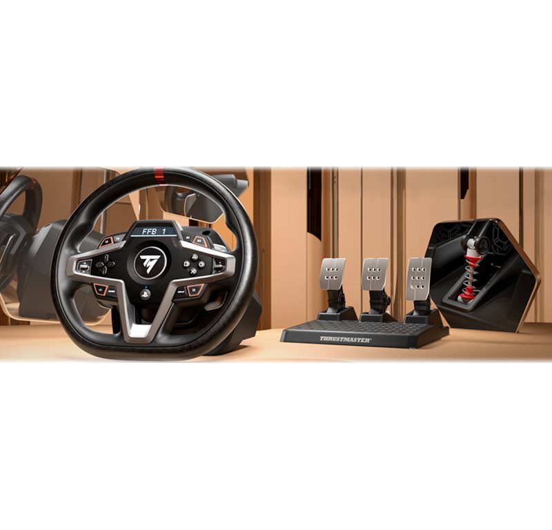T248x Thrustmaster | Steering Wheel | T248X | Black | Game racing wheel ...