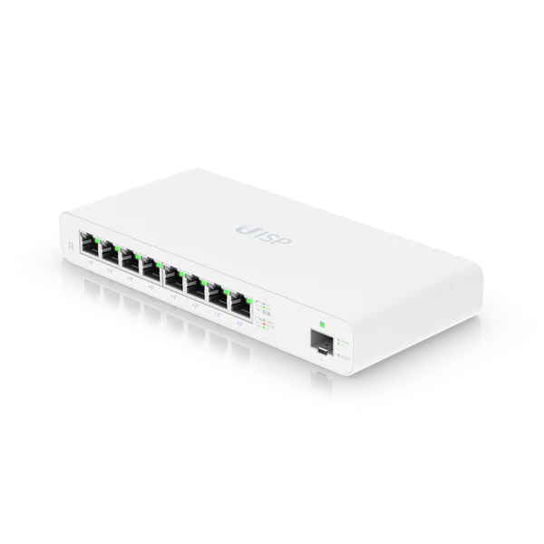 UISP Router | UISP-R | No Wi-Fi | 10/1001000 Mbit/s | Ethernet LAN (RJ-45) ports 8 | Mesh Support No | MU-MiMO No | No mobile broadband