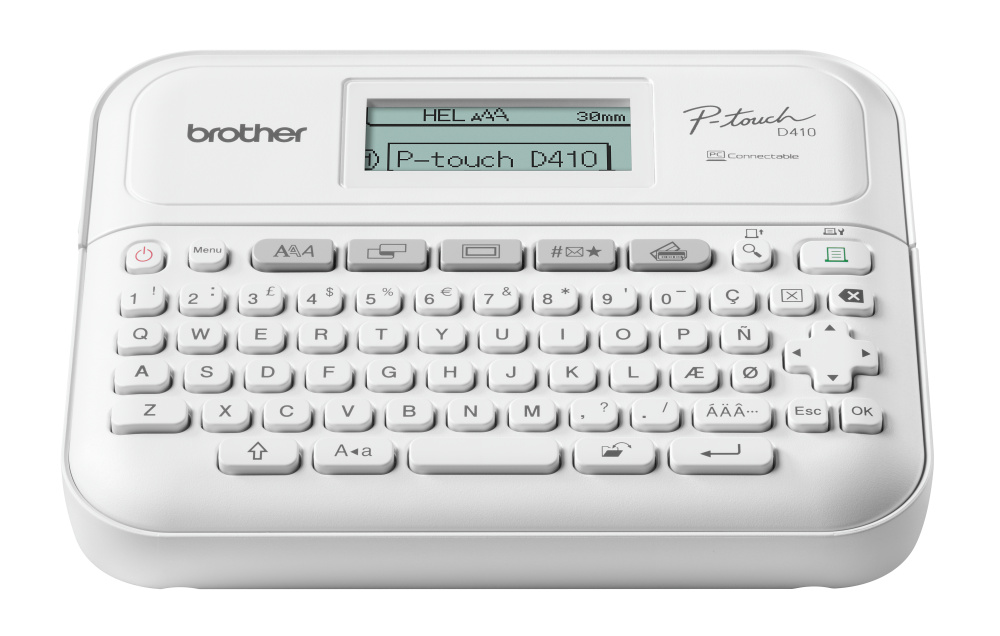 Brother PT-D410 | Mono | Thermal | Label Printer | White
