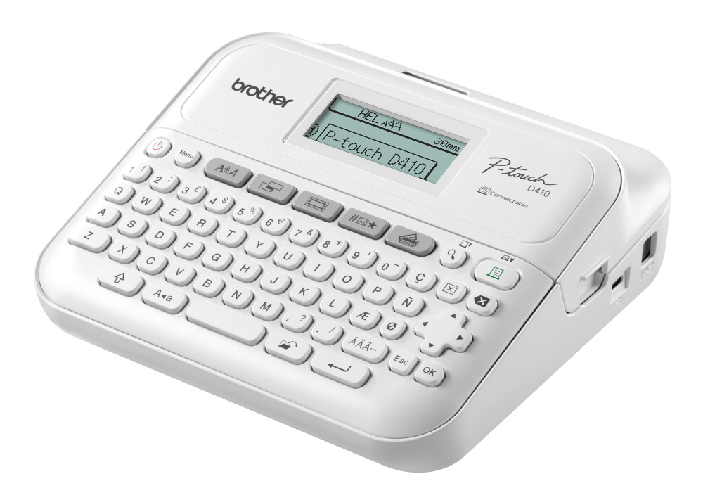 Brother PT-D410 | Mono | Thermal | Label Printer | White - Image 3