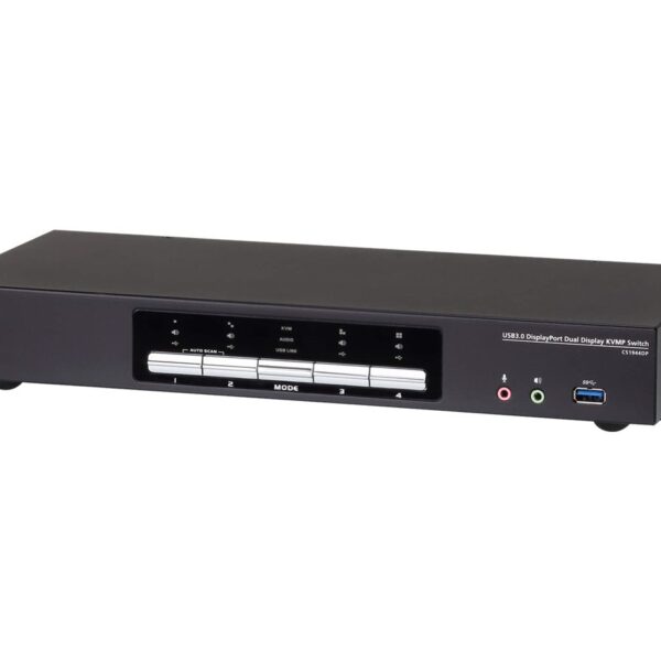 Aten | 4-Port USB 3.0 4K DisplayPort Dual Display KVMP Switch | CS1944DP-AT-G