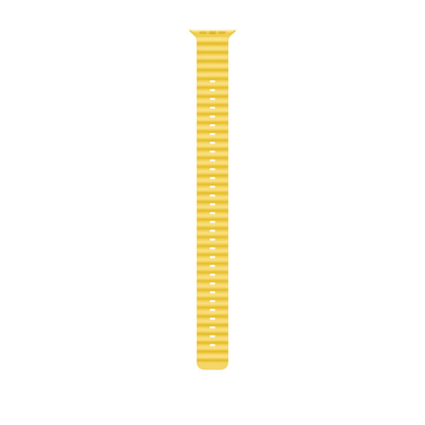 Apple | Ocean Band Extension | 49 | Yellow | Fluoroelastomer | Strap fits 130–200mm wrists