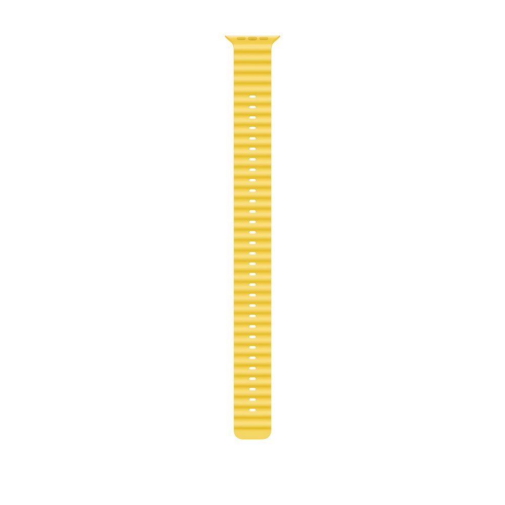 Apple | Ocean Band Extension | 49 | Yellow | Fluoroelastomer | Strap fits 130–200mm wrists