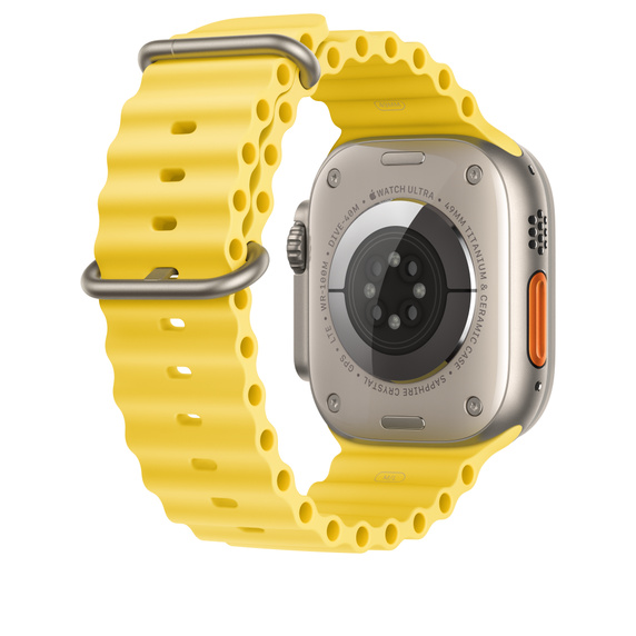 Apple | Ocean Band Extension | 49 | Yellow | Fluoroelastomer | Strap fits 130–200mm wrists - Image 5