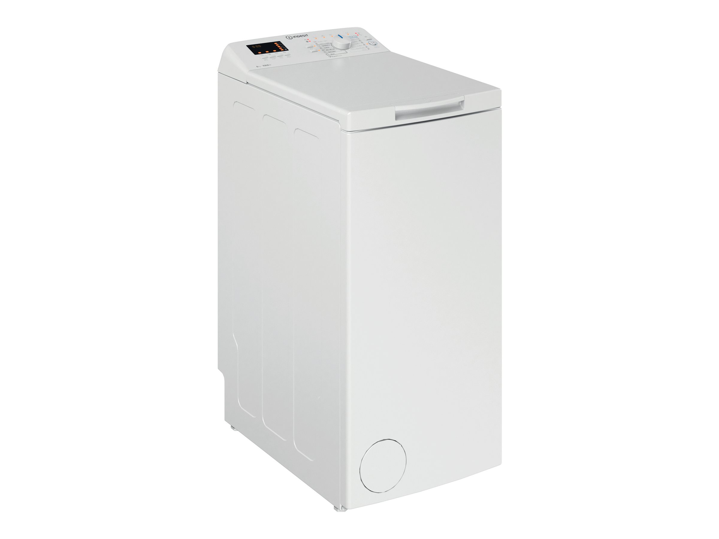 INDESIT | Washing machine | BTW S60400 EU/N | Energy efficiency class C | Top loading | Washing capacity 6 kg | 951 RPM | Depth 60 cm | Width 40 cm | White - Image 2