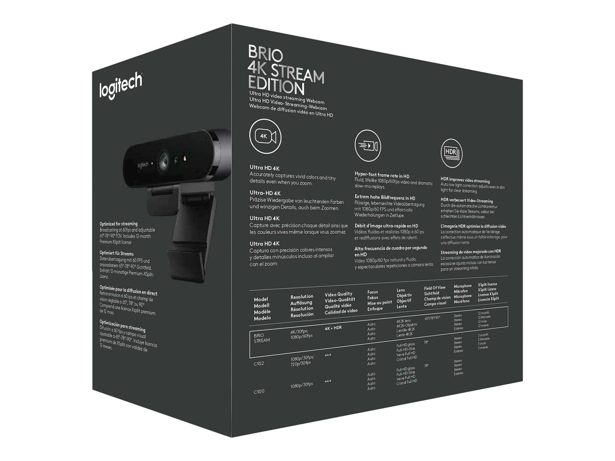 Logitech | 4K Webcam | BRIO STREAM - Image 6