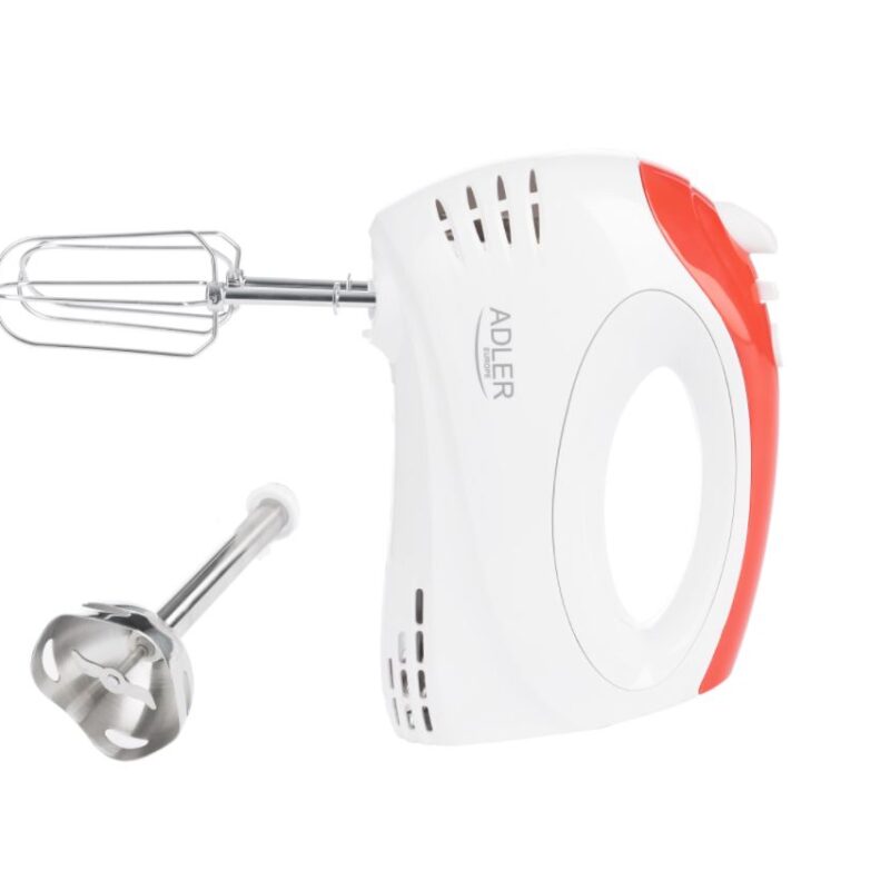 Adler | Mixer | AD 4212 | Hand Mixer | 300 W | Number of speeds 5 | Turbo mode | White - Image 15