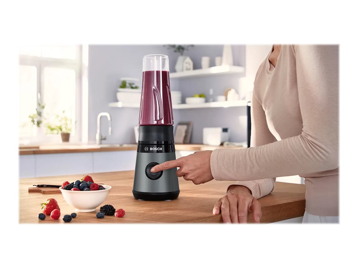 Bosch | VitaPower ToGo Smoothie Maker | MMB2111S | Tabletop | 450 W | Jar material Tritan | Jar capacity 0.6 L | Ice crushing | Silver - Image 13