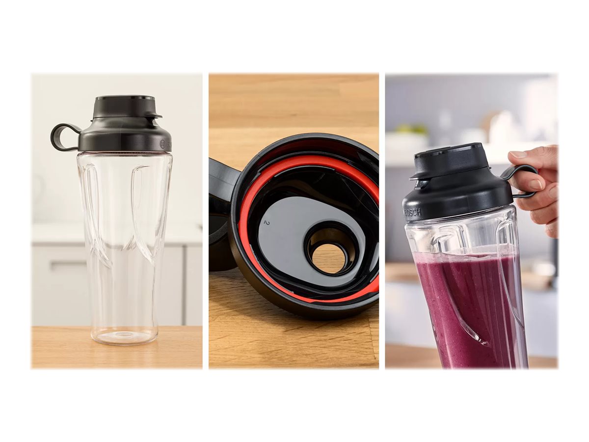 Bosch | VitaPower ToGo Smoothie Maker | MMB2111S | Tabletop | 450 W | Jar material Tritan | Jar capacity 0.6 L | Ice crushing | Silver - Image 16