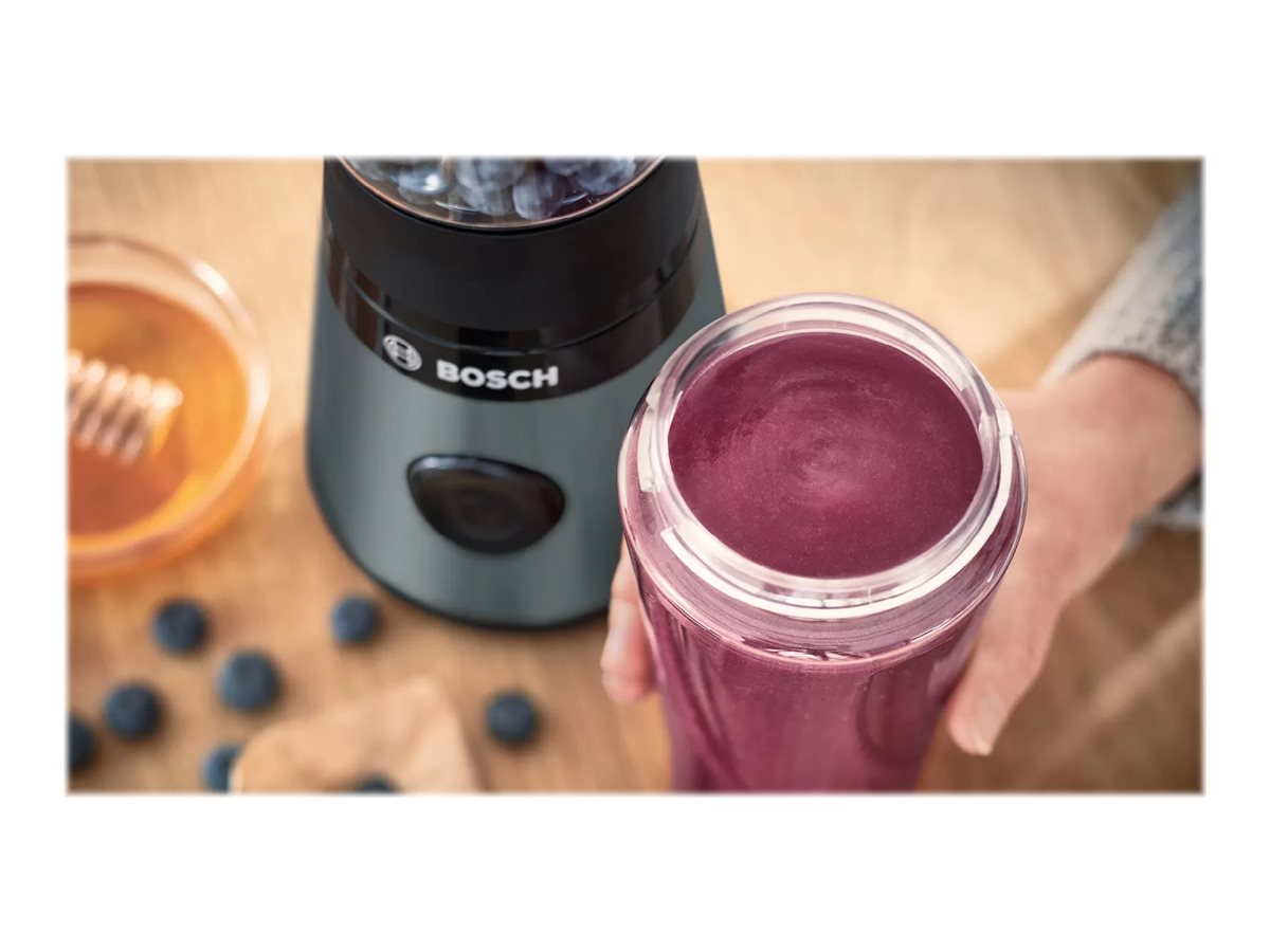 Bosch | VitaPower ToGo Smoothie Maker | MMB2111S | Tabletop | 450 W | Jar material Tritan | Jar capacity 0.6 L | Ice crushing | Silver - Image 17