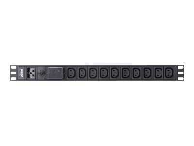Aten | PE0210SG Basic 1U PDU with surge protection | Black