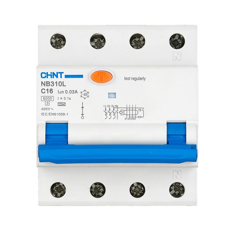 Chint | Circuit breaker RCBO, NB310L/3N, 3P+N, C20, 30mA, A, 6kA | NB310L3PN30MAA20C - Image 2