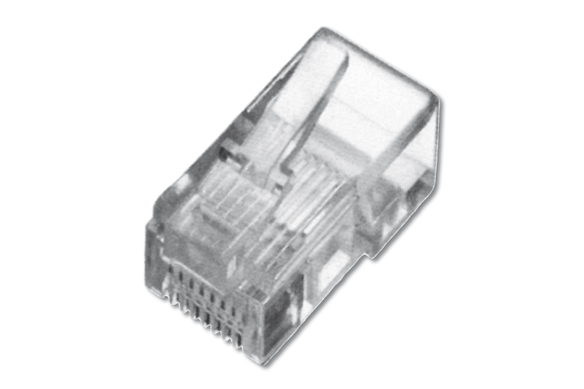A-MO 8/8 SR | Modular Plug, for stranded Round Cable, 8P8C unshielded, CAT 5e, RJ45