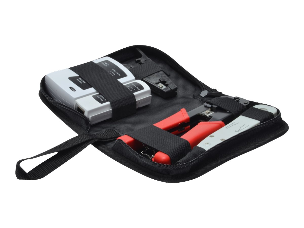 Digitus | Network Tool Set, LAN Tester, Crimping Tool, Cut and Stripping Tool, Punch Down Tool | Tool kit - Image 2