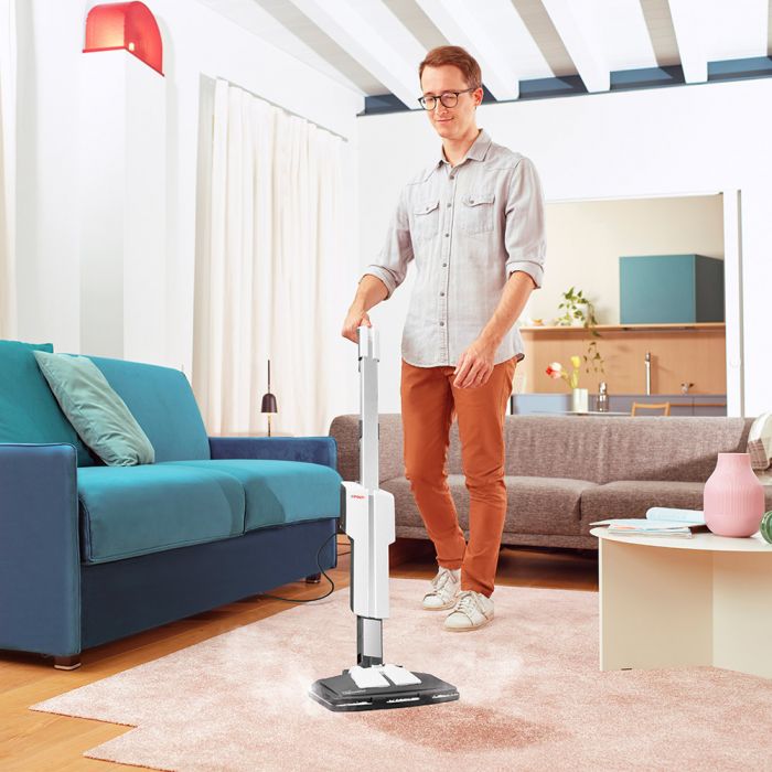 Polti | Steam mop with integrated portable cleaner | PTEU0304 Vaporetto SV610 Style 2-in-1 | Power 1500 W | Steam pressure Not Applicable bar | Water tank capacity 0.5 L | Grey/White - Image 5