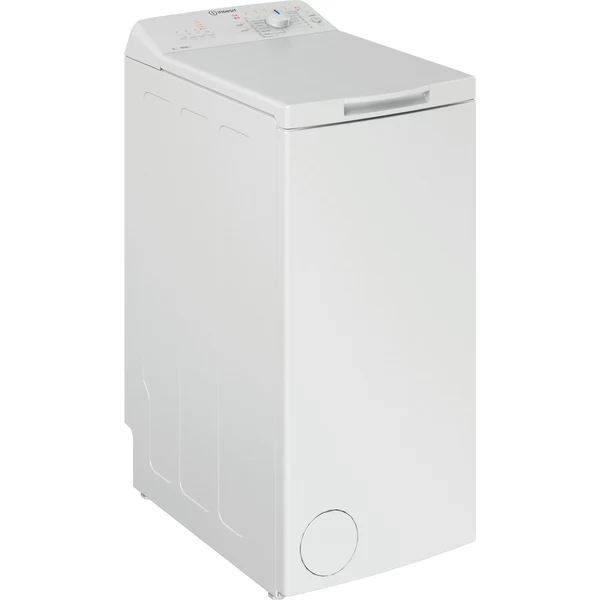 INDESIT | Washing machine | BTW L60400 EE/N | Energy efficiency class C | Top loading | Washing capacity 6 kg | 951 RPM | Depth 60 cm | Width 40 cm | White - Image 2