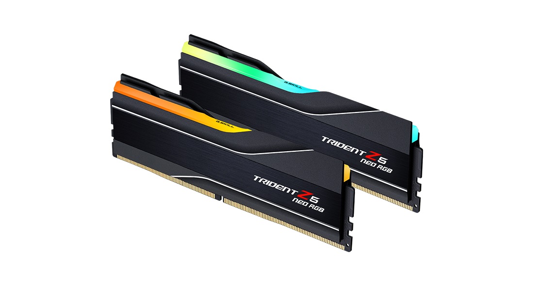 G.Skill | Trident Z5 Neo RGB | 32 Kit (16GBx2) GB | DDR5 | 6000 MHz | PC/server | Registered No | ECC No