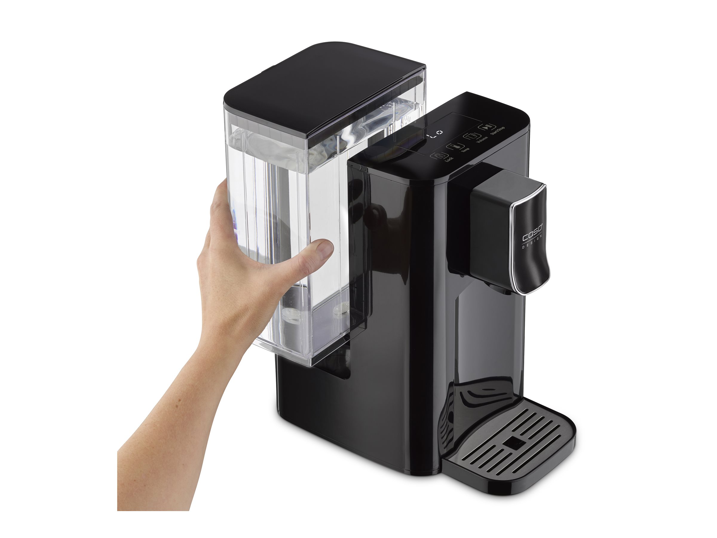 Caso | Turbo hot water dispenser | HW 550 | Water Dispenser | 2600 W | 2.9 L | Plastic/Stainless Steel | Black - Image 9