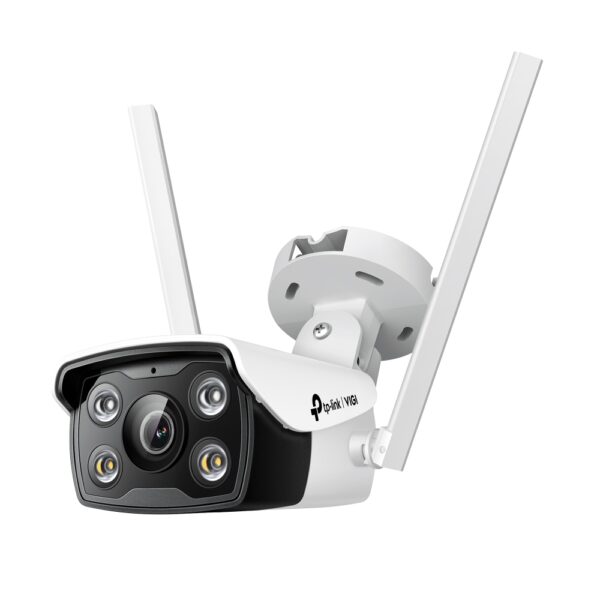 TP-LINK | VIGI 4MP Outdoor Full-Color Wi-Fi Network Camera | VIGI C340-W | Bullet | 4 MP | 4 mm | IP66 | H.265+/H.265/H.264+/H.264 | MicroSD