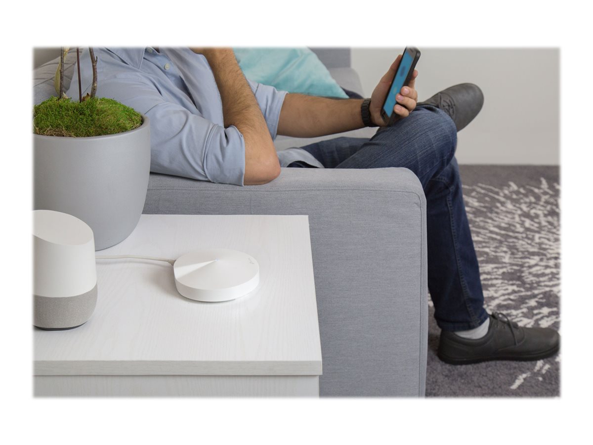 AC1300 Whole Home Mesh Wi-Fi System | Deco M5 (3-pack) | 802.11ac | 867+400 Mbit/s | 10/100/1000 Mbit/s | Ethernet LAN (RJ-45) ports 2 | Mesh Support Yes | MU-MiMO Yes | No mobile broadband | Antenna type 4xInternal per Deco uni - Image 18