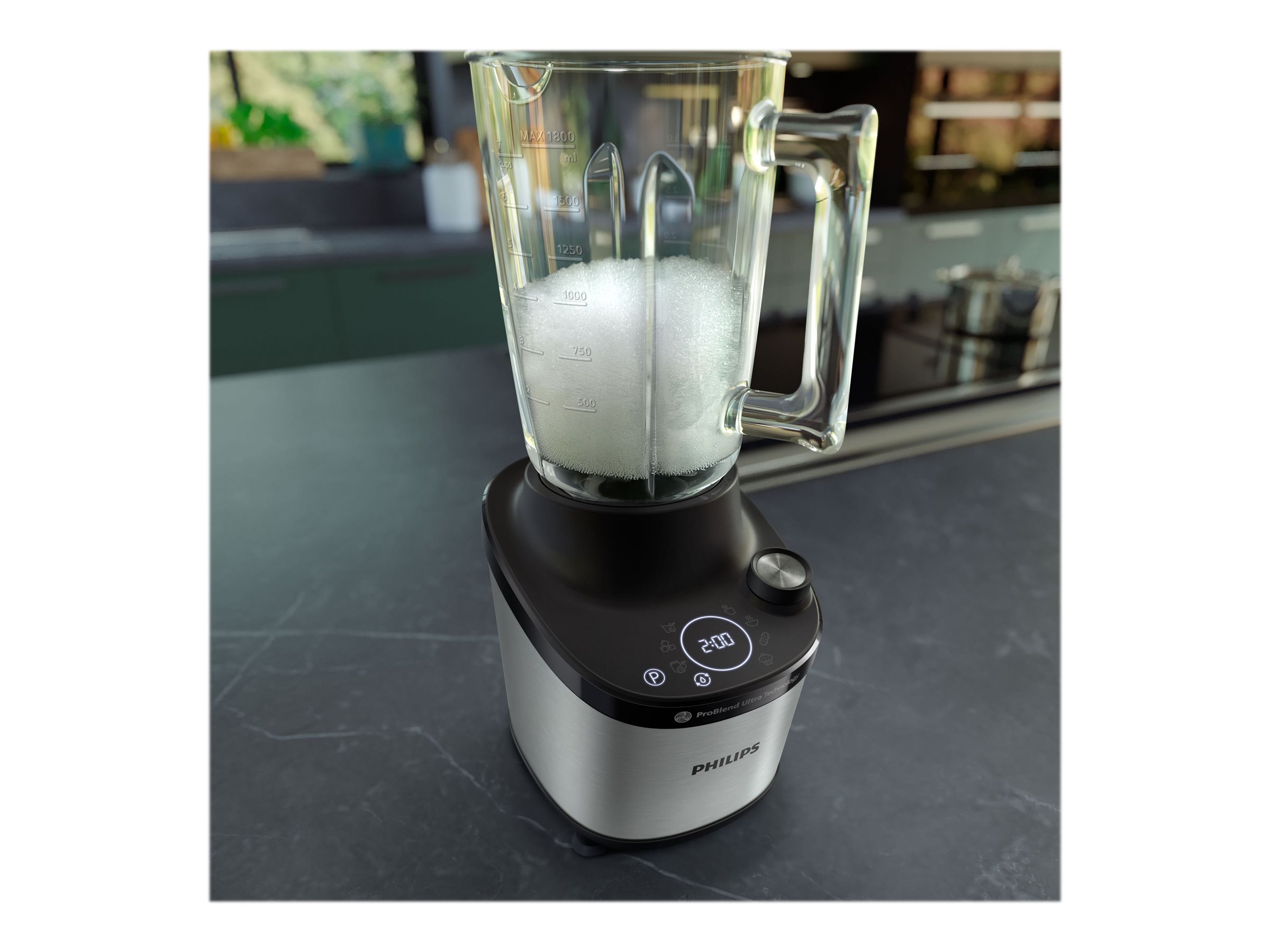 Philips | High Speed Blender | HR3760/10 7000 Series | Tabletop | 1500 W | Jar material Glass | Jar capacity 2 L | Ice crushing | Metal/Black - Image 14