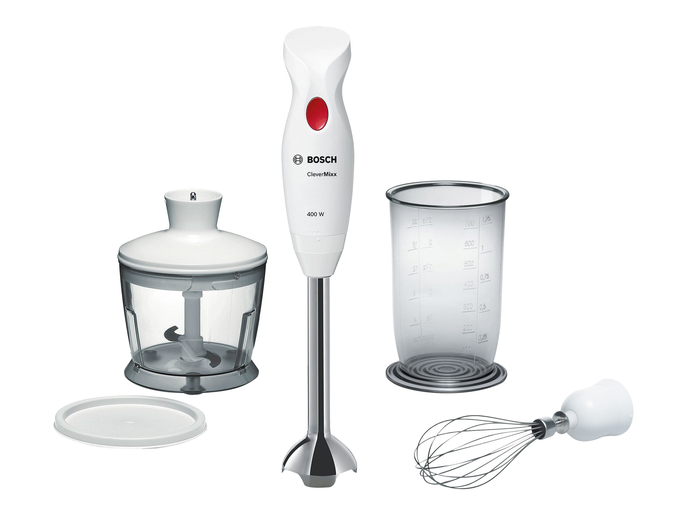 Bosch | Hand Blender | MSM24500 CleverMixx | Hand Blender | 400 W | Number of speeds 1 | White - Image 3