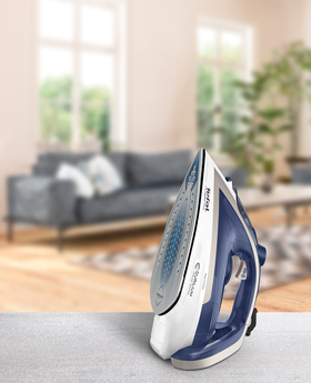 TEFAL | Steam Iron | FV6812E0 Ultragliss Plus | Steam Iron | 2800 W | Water tank capacity 270 ml | Continuous steam 50 g/min | Blue/White - Image 5