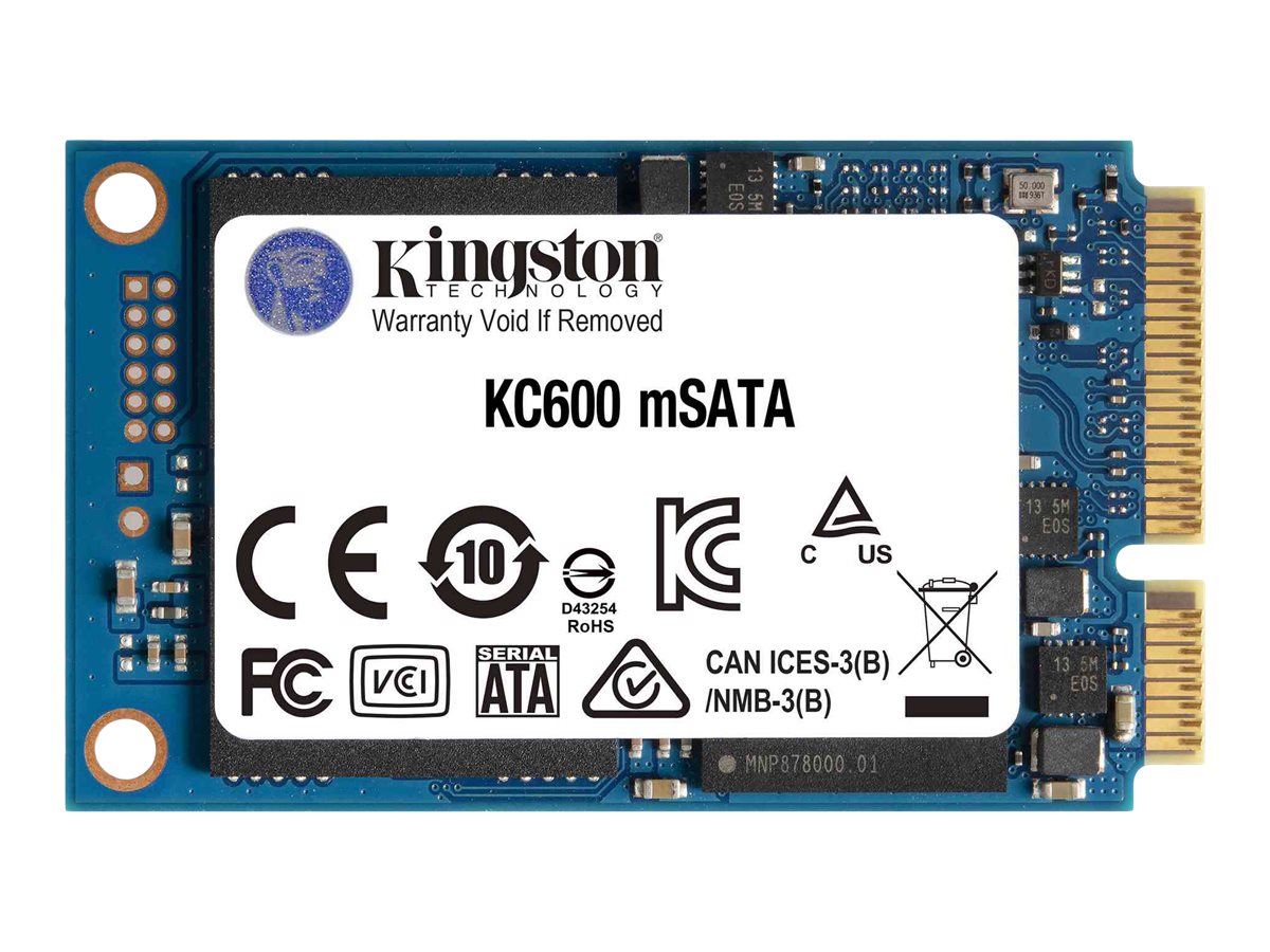 Kingston | KC600 | 1000 GB | Solid-state drive interface mSATA | Read speed 550 MB/s | Write speed 520 MB/s - Image 2