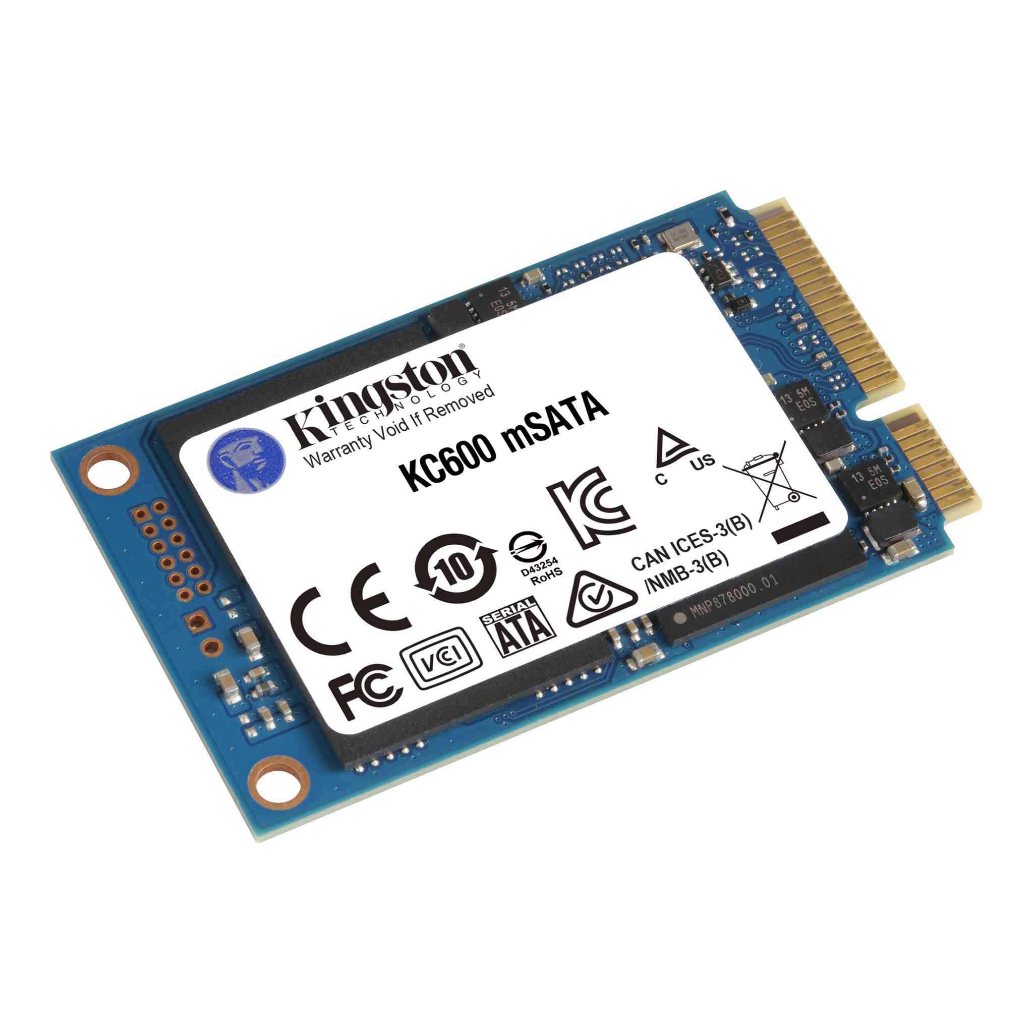 Kingston | KC600 | 1000 GB | Solid-state drive interface mSATA | Read speed 550 MB/s | Write speed 520 MB/s - Image 3
