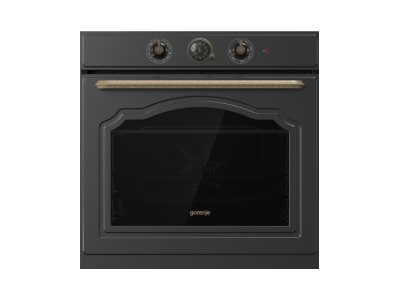 Gorenje | Oven | BOS67371CLB | 77 L | Multifunctional | EcoClean | Mechanical control | Steam function | Height 59.5 cm | Width 59.5 cm | Black - Image 2