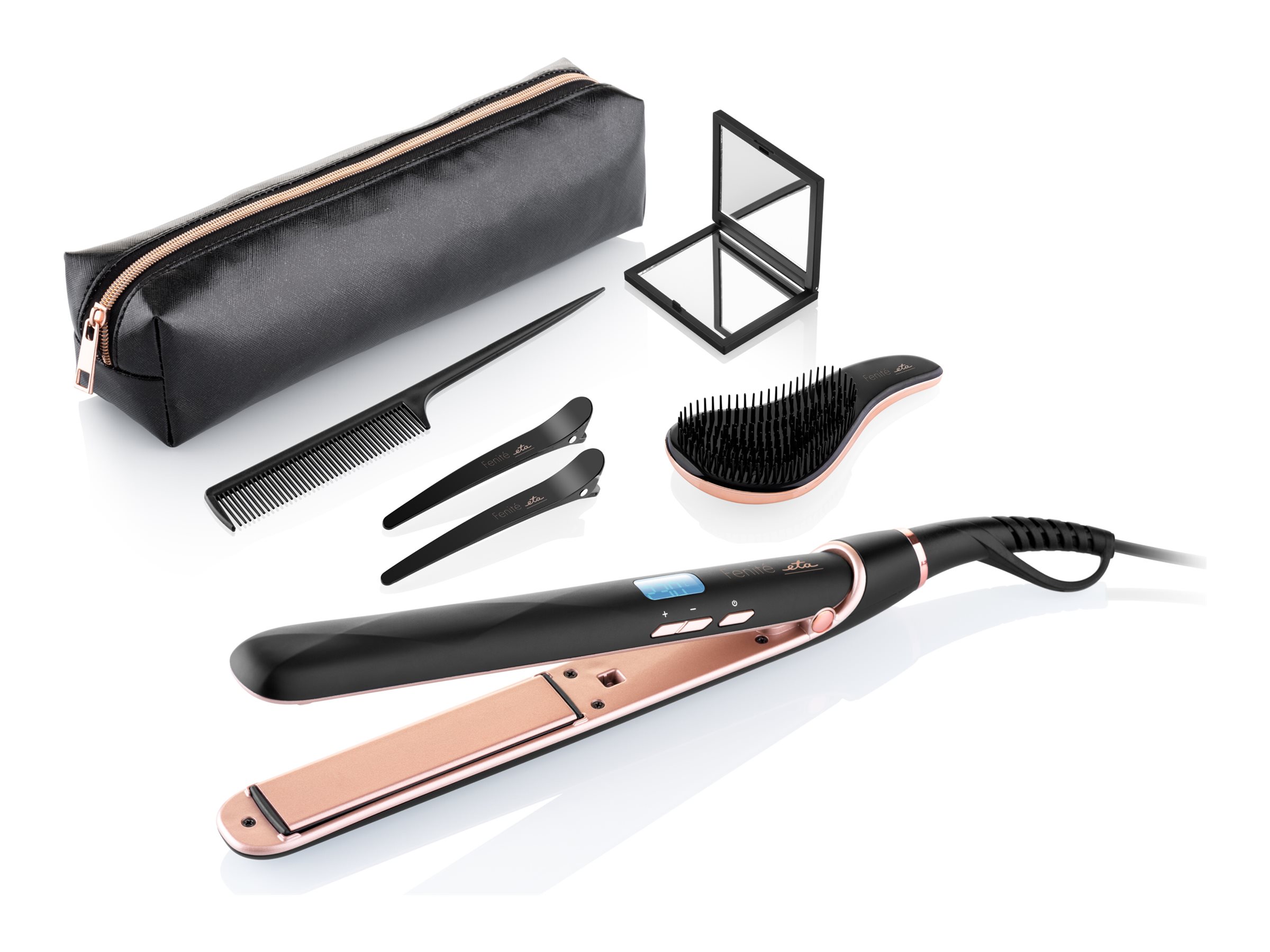 ETA | Hair Care Set | ETA933690010 Fenité | Ceramic heating system | Display LED | Temperature (max) 230 °C | 45 W | Black - Image 2