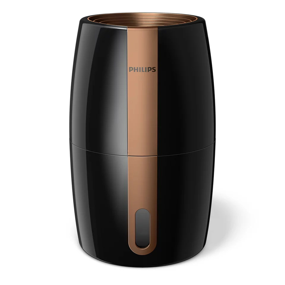Philips | HU2718/10 | Humidifier | 17 W | Water tank capacity 2 L | Suitable for rooms up to 32 m² | NanoCloud technology | Humidification capacity 200 ml/hr | Black/Copper - Image 3