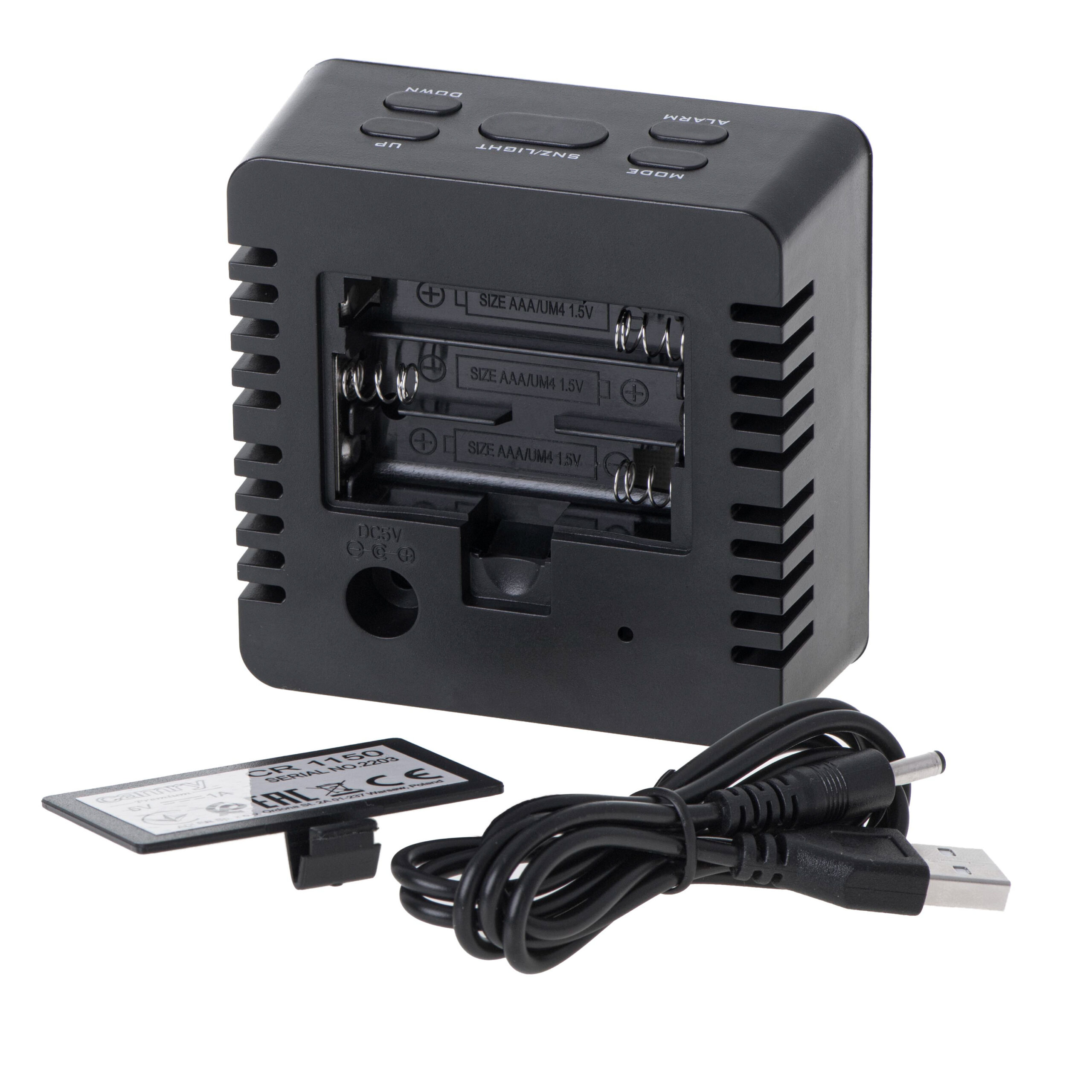 Camry | Alarm Clock | CR 1150b | Alarm function | Black - Image 10