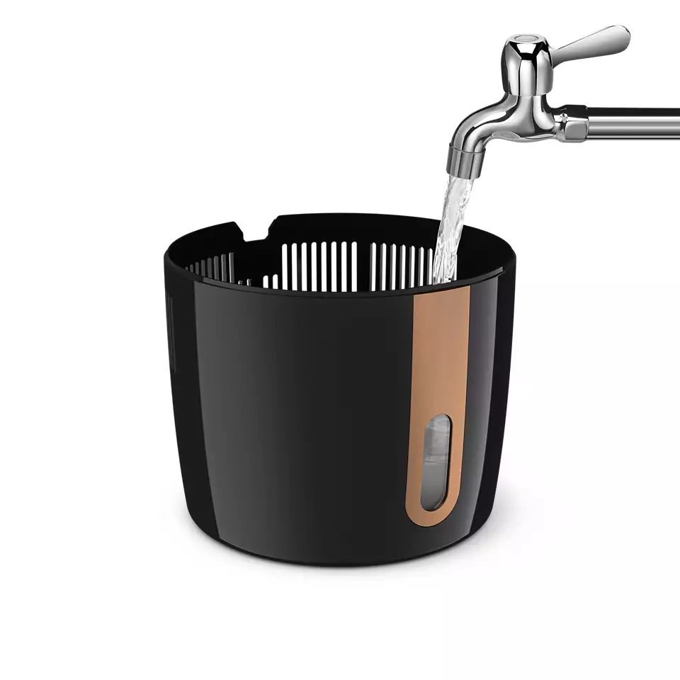 Philips | HU2718/10 | Humidifier | 17 W | Water tank capacity 2 L | Suitable for rooms up to 32 m² | NanoCloud technology | Humidification capacity 200 ml/hr | Black/Copper - Image 9