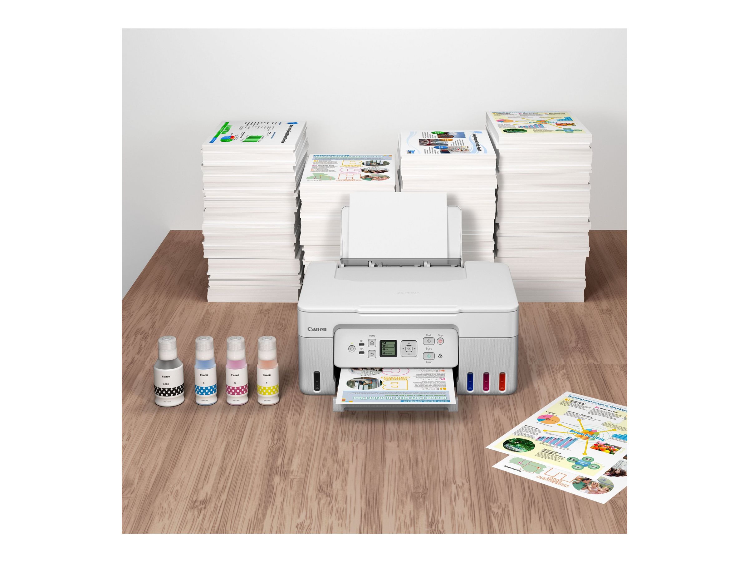 Canon Multifunctional Printer | PIXMA G3571 | Inkjet | Colour | Multifunctional printer | A4 | Wi-Fi | White - Image 6